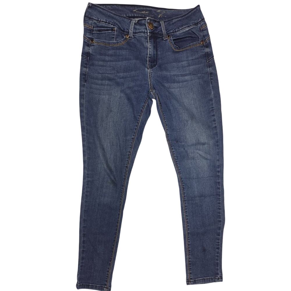 Seven7 High Rise Skinny Jeans Medium Wash Size 6